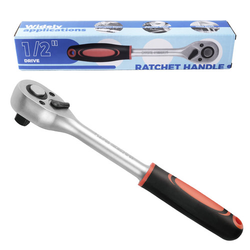 Der Erwachte 1/2-Inch Drive Ratchet Handle, Ratchet Wrench, Socket Wrench, 72-Tooth, Quick-release Reversible, Chrome Vanadium Steel Made