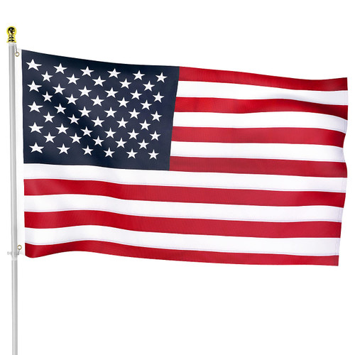 KEMNOLE American Flag 2x3 Ft, US Flag Embroidered Stars Sewn Stripes Brass Grommets, Heavy Duty Outdoor USA Flag for All Weather Indoor U.S. Flag KEMNOLE American Flag 2x3 Ft, US Flag Embroidered Stars Sewn Stripes Brass Grommets, Heavy Duty Outdoor USA Flag for All Weather Indoor U.S. Flag