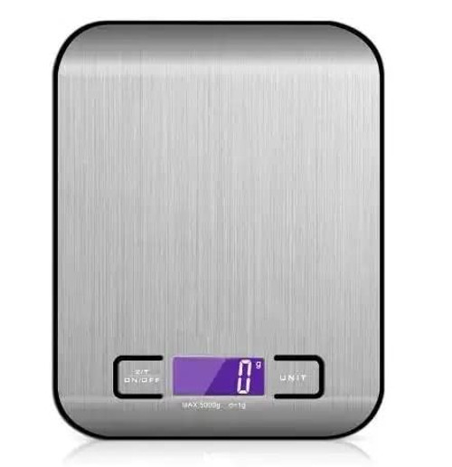 Food Kitchen Scale, Digital Grams and Ounces for Weight Loss, Baking, Cooking, Keto and Meal Prep, 5Kg/1g Stainless Steel Digital Weight Kitchen Scale Food Kitchen Scale, Digital Grams and Ounces for Weight Loss, Baking, Cooking, Keto and Meal Prep, 5Kg/1g Stainless Steel Digital Weight Kitchen Scale