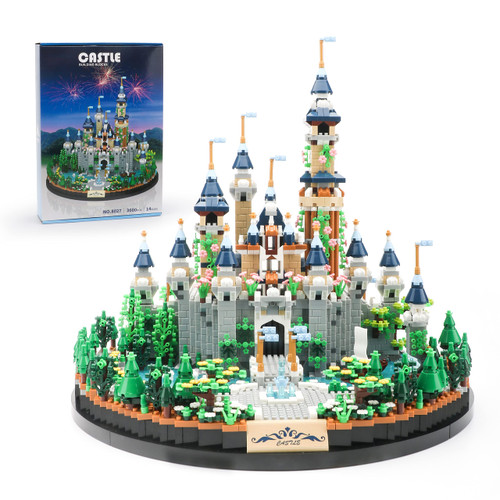 DOLBLOCK Castle Micro Building Blocks Architecture and Collection Model Set DIY Creative Ideals Toys 3D Puzzle 3600 PCS Mini Bricks Gifts for 14+ Girls Adults and Kids