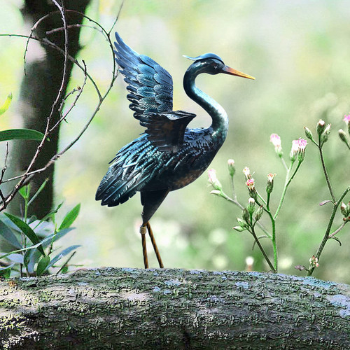 chisheen Crane Garden Statue Sculpture, Metal Heron Outdoor Decor, Yard Art Bird Decoy for Backyard Pond Patio Porch Lawn Decorations chisheen Crane Garden Statue Sculpture, Metal Heron Outdoor Decor, Yard Art Bird Decoy for Backyard Pond Patio Porch Lawn Decorations