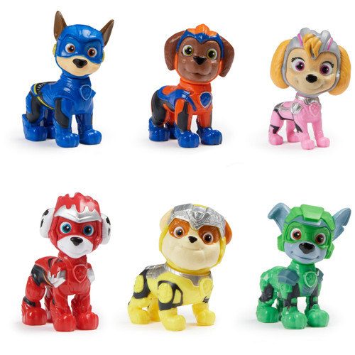 Paw Patrol: The Mighty Movie, Toy Figures Gift Pack, with 6 Collectible Action Figures, Kids Toys for Boys and Girls Ages 3 and Up