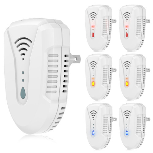 Bectine Ultrasonic Pest Repeller, Mouse Repellent Indoor Ultrasonic Plug in, Insect Rodent Repellent for House, Pest Defense for Bugs Roaches Insects Mice Spiders Mosquitoes Flies Cockroach, 6 Pack