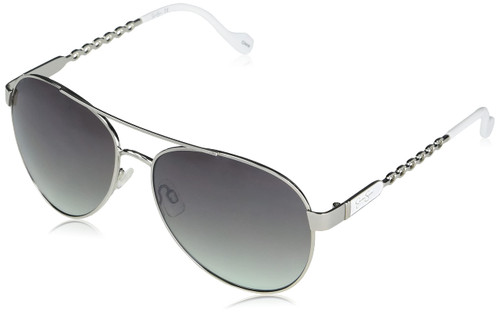 Jessica Simpson Women's J5999 Classy Metal Aviator Pilot Sunglasses with UV400 Protection. Glam Gifts for Her, 59 mm