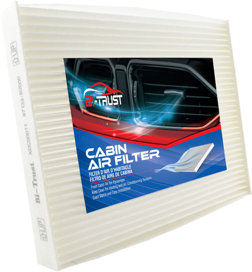 Bi-Trust CF12002 Cabin Air Filter,Replacement for Kia Soul 2014-2019 L4 1.6L L4 2.0L Soul Ev 2015-2016,2019 Electric,97133-B2000