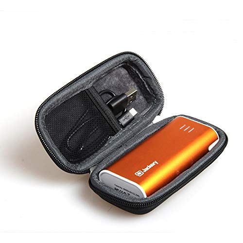 Hermitshell Hard EVA Travel Black Case Fits Jackery Bar Premium 6000mAh External Battery Charger Power Bank