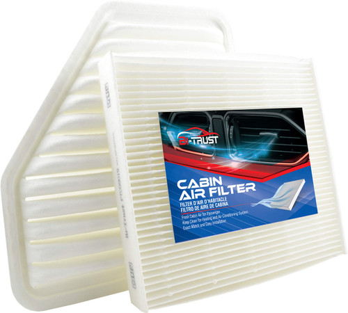 Bi-Trust Engine Cabin Air Filter,Compatible with Toyota Camry V6 3.5L 2007-2011,RAV4 L4 2.5L 2009-2012,2-Pack