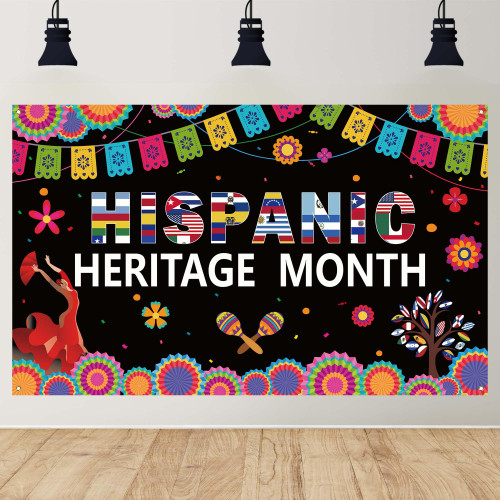 Hispanic Heritage Month Decorations Latin American Banner Spanish Classroom Decorations National Hispanic Heritage Month Decorations for Classroom Home