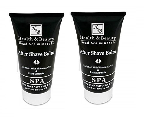 H&B Dead Sea After Shave Balm - For Men (Pack of 2) by H&B Dead Sea