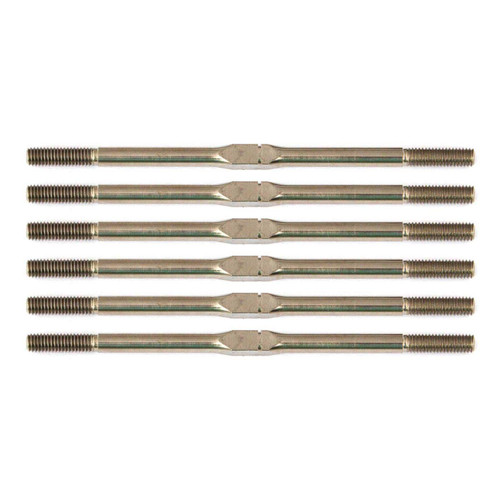 Team Associated FT Titanium Turnbuckle Set, 3x67mm (2.65 in): ProSC10, ASC71061