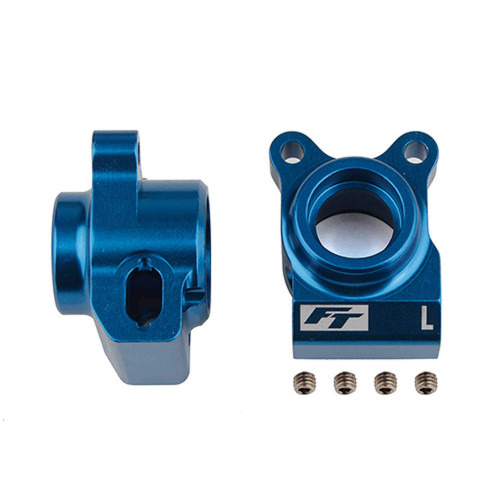 Team Associated RC10B6.2 FT Rear Hubs Blue Aluminum ASC91877 Electric Car/Truck Option Parts