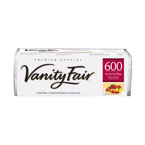 Vanity Fair Everyday Napkins - 600 ct.