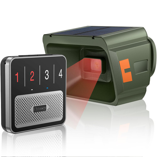 Driveway Alarm Long Range Solar Wireless Driveway Alarms Outdoor Weatherproof-Motion Sensor&Detector Alarm Differ-Music Security Alert System for Monitor & Prote(1 Sensor + 1 Receiver) Driveway Alarm Long Range Solar Wireless Driveway Alarms Outdoor Weatherproof-Motion Sensor&Detector Alarm Differ-Music Security Alert System for Monitor & Prote(1 Sensor + 1 Receiver)