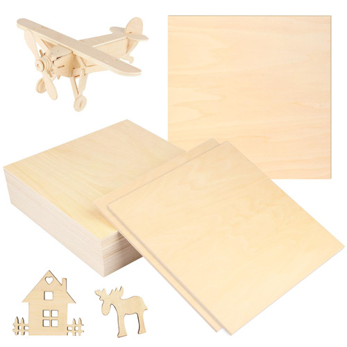 12 PCS 12 Inch Square Basswood Board, Thickness 6mm, Basswood Sheets, balsa Wood Sheet,Plywood Sheets for Laser, CNC Cutting, Wood Burning, Drawing Painting, Wood Engraving,by GNIEMCKIN. 12 PCS 12 Inch Square Basswood Board, Thickness 6mm, Basswood Sheets, balsa Wood Sheet,Plywood Sheets for Laser, CNC Cutting, Wood Burning, Drawing Painting, Wood Engraving,by GNIEMCKIN.