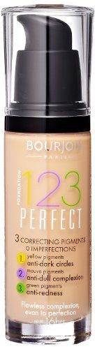 Bourjois Fond de Teint 123 Perfect Foundation for Women, # 52 Vanille, 1 Ounce by Bourjois