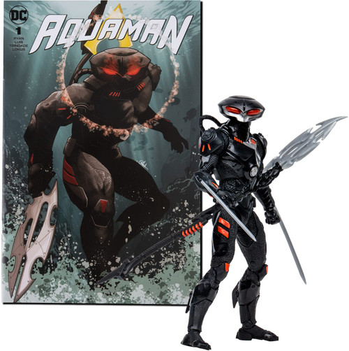 McFarlane Toys DC Direct - Page Punchers - 7" Figure with Comic - Aquaman Wave 3 - Black Manta McFarlane Toys DC Direct - Page Punchers - 7" Figure with Comic - Aquaman Wave 3 - Black Manta