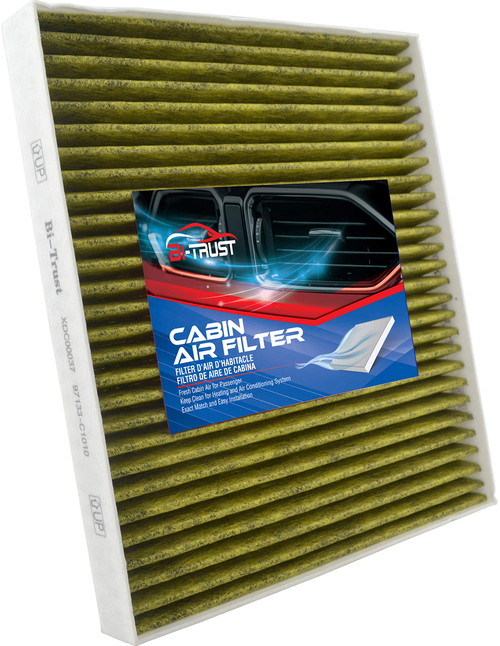 Bi-Trust CF12159 Cabin Air Filter with Activated Carbon,Replacement for Hyundai Sonata 2016-2019 L4 2.0L Hybrid Kia Optima 2016-2020