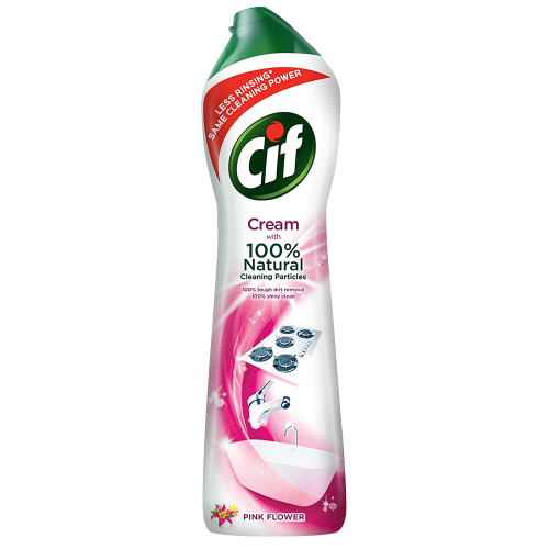 HABP GLOBAL Cif Pink Flower Multi Purpose Surface Cleaner Cream 500g