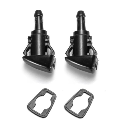 Front Windshield Washer Nozzles Kit for Dodge, Jeep, Ram - Replaces OEM # 4805742AB, 5116079AA Wiper Spray Washer Jet Kit Front Windshield Washer Nozzles Kit for Dodge, Jeep, Ram - Replaces OEM # 4805742AB, 5116079AA Wiper Spray Washer Jet Kit
