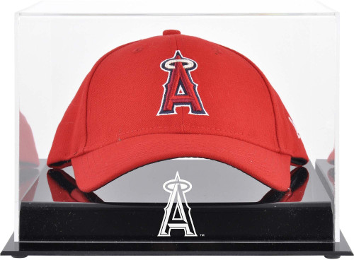 Los Angeles Angels of Anaheim Acrylic Cap Logo Display Case - Baseball Hat Free Standing Display Cases