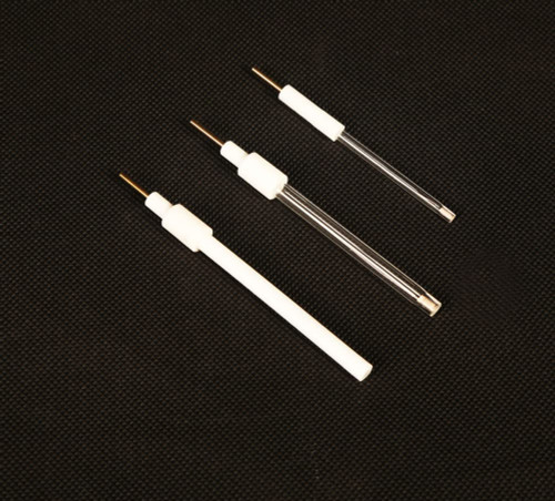 CAULYS Silver Chloride Silver Reference Electrode, Ag/Agcl Reference Electrode, 1 Pcs Silver Silver Chloride Electrode (Diameter 4mmX50mm Length)
