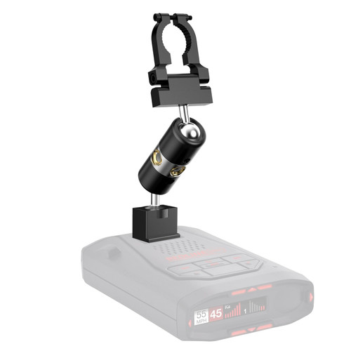 SDSACZMU Radar Detector Mount, Rearview Mirror Rod Aluminum Radar Bracket (for Connecting Magnetic Radar Detector)
