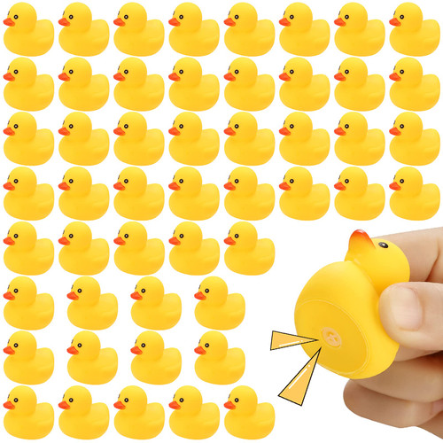 Rubber Duck Bath Toys , 50Pack Mini Rubber Ducky Rubber Duck Bulk Float Duck Baby Bath Toy, Shower Birthday Party Favors Gift Classroom Summer Beach Pool Party Games Rubber Duck Bath Toys , 50Pack Mini Rubber Ducky Rubber Duck Bulk Float Duck Baby Bath Toy, Shower Birthday Party Favors Gift Classroom Summer Beach Pool Party Games