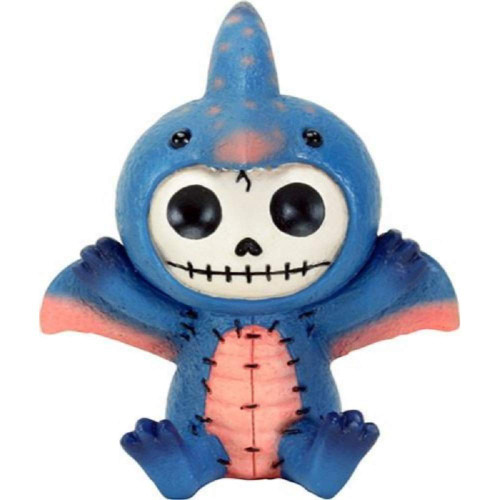 SUMMIT COLLECTION Furrybones Pterry Signature Skeleton in Blue Pterodactyl Costume SUMMIT COLLECTION Furrybones Pterry Signature Skeleton in Blue Pterodactyl Costume
