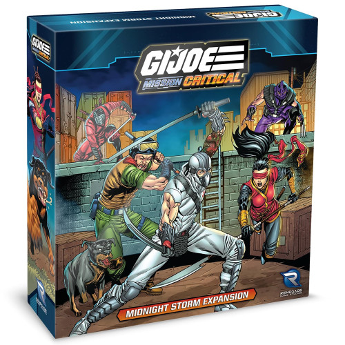 G.I. Joe Mission Critical: Midnight Storm Expansion - RPG Cooperative Miniatures Boardgame, New Heroes, Boss & More, Ages 14+, 2-5 Players