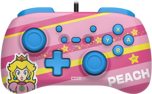 HORI Nintendo Switch HORIPAD Mini (Peach) Wired Controller Pad - Officially Licensed By Nintendo HORI Nintendo Switch HORIPAD Mini (Peach) Wired Controller Pad - Officially Licensed By Nintendo