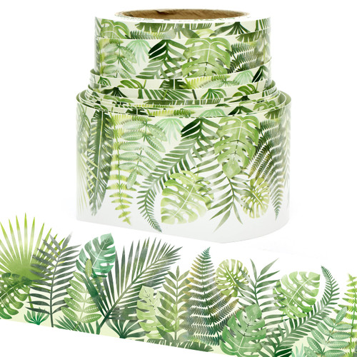 Youngever 52.5 ft Bulletin Board Borders for Classroom Decoration (Tropical Theme)