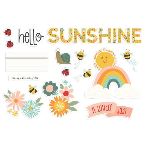 Simple Stories Full Bloom Page Pieces - Simple Pages