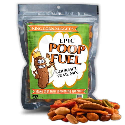 Poop Fuel Gourmet Trail Mix - Funny Stocking Stuffers for Men - Teen Son Gifts - Weird White Elephant - Mens Gag Gifts Christmas