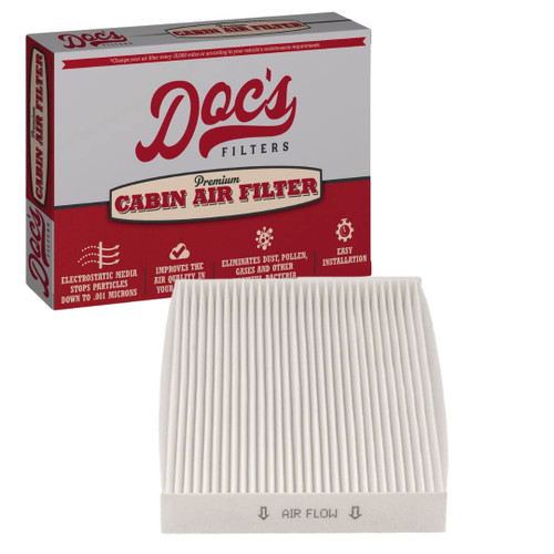 Doc's Filters DC3787 Cabin Air Filter | Fits Nissan LEAF 2011-2023, Juke 2011-2017, Cube 2009-2014, Sentra 2013-2019