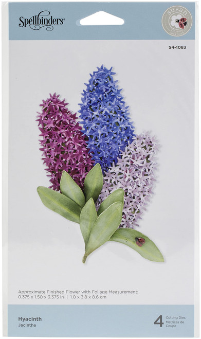 Spellbinders Etched Dies Hyacinth, Metal