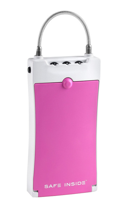 SafeInside 4500P Portable Security Case, 12.13 Cubic inches, Pink