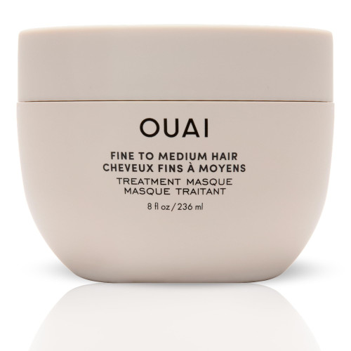 OUAI Fine to Medium Hair Treatment Masque - Hair Mask for Hair Repair, Hydration and Shine - With Shea Butter, Keratin and Panthenol - Paraben, Phthalate and Sulfate Free Hair Care (8 Fl Oz)