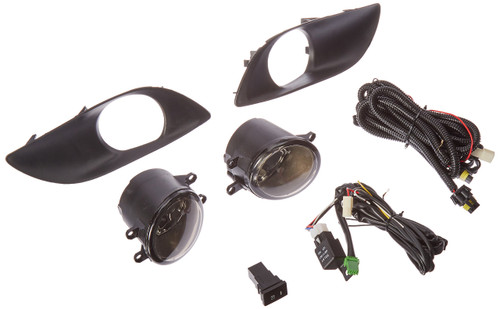 DNA MOTORING FL-ZTL-152-SM Fog Light With Switch Driver & Passenger Side Enhance visibility [Compatible with 09-11 Yaris Hatchback]