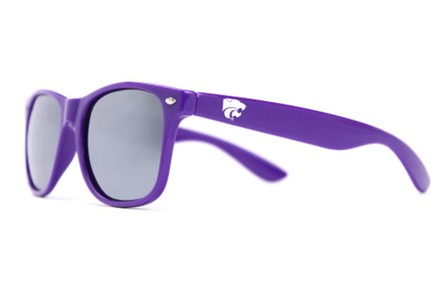 NCAA Kansas State Wildcats KSU-1 Purple Frame, Silver Lenses Sunglasses, One Size, Purple