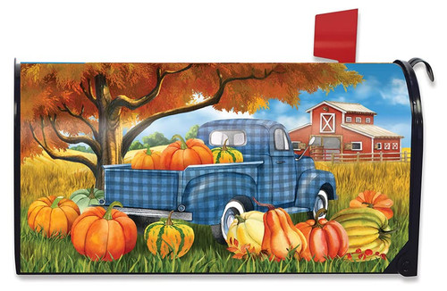 Briarwood Lane Welcome to The Patch Fall Magnetic Mailbox Cover Pickup Pumpkins Farm Standard