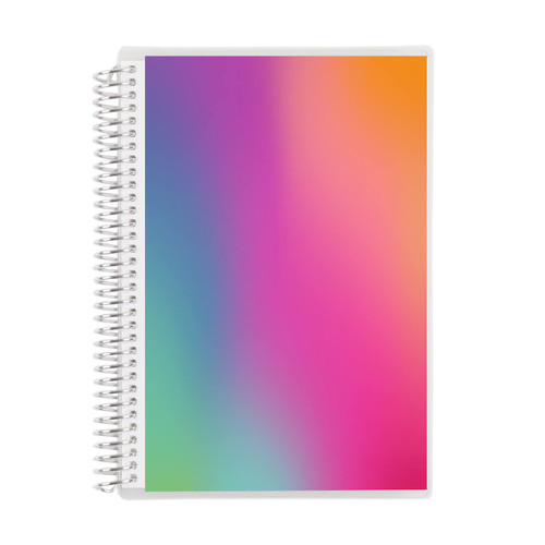 Erin Condren A5 Spiral Bound College Ruled Notebook - Colorblends - 160 Lined Pages Note Taking & Writing Notebook. 80Lb Thick Mohawk Paper Resists Ink Bleed