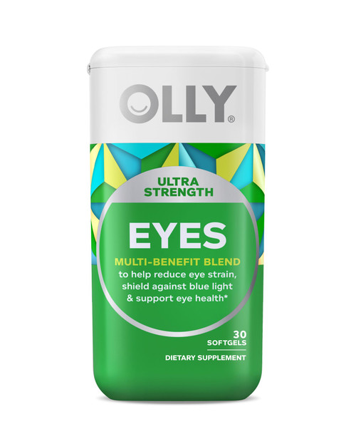 OLLY Ultra Strength Eye Softgels, Blue Light Eye Supplement with Lutein and Zeaxanthin, Supports Eye Health, Reduces Eye Strain, 30 Day Supply - 30 Count OLLY Ultra Strength Eye Softgels, Blue Light Eye Supplement with Lutein and Zeaxanthin, Supports Eye Health, Reduces Eye Strain, 30 Day Supply - 30 Count