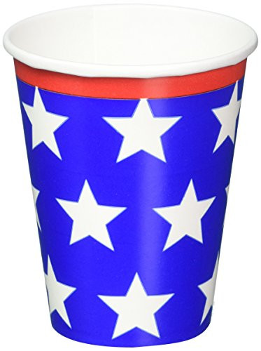 Red, White and Blue Stars Party Cups, 9 oz., 18 Ct.