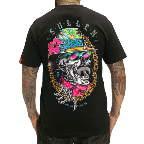 Sullen Men's Sonando Standard Black Short Sleeve T Shirt 3XL