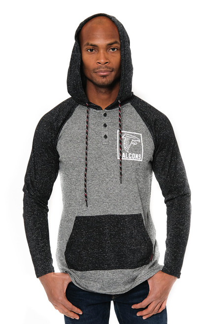 Ultra Game NFL Atlanta Falcons Mens Fleece Hoodie Pullover Sweatshirt Henley, Team Color, X-Large Ultra Game NFL Atlanta Falcons Mens Fleece Hoodie Pullover Sweatshirt Henley, Team Color, X-Large
