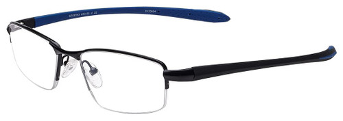 Select-A-Vision mens Sportex Ar4145 Blue Reading Glasses, Blue, 30.8 mm US