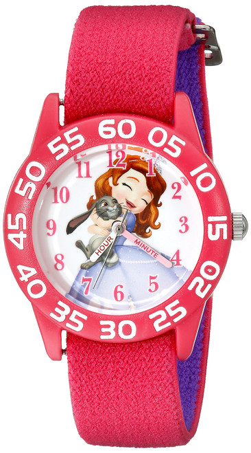 Disney Kids' W001959 Sofia Analog Display Analog Quartz Pink Watch