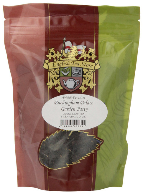 English Tea Store Loose Leaf, Buckingham Palace Garden Party Tea - 4oz, 4 Ounce English Tea Store Loose Leaf, Buckingham Palace Garden Party Tea - 4oz, 4 Ounce