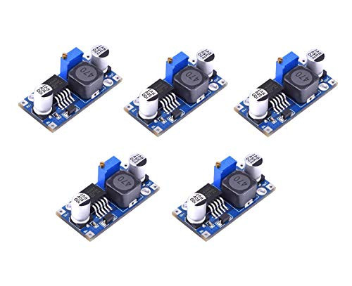 Karcy 5pcs LM2596 DC to DC Buck Converter Adjustable Voltage Power Supply Step Down Module