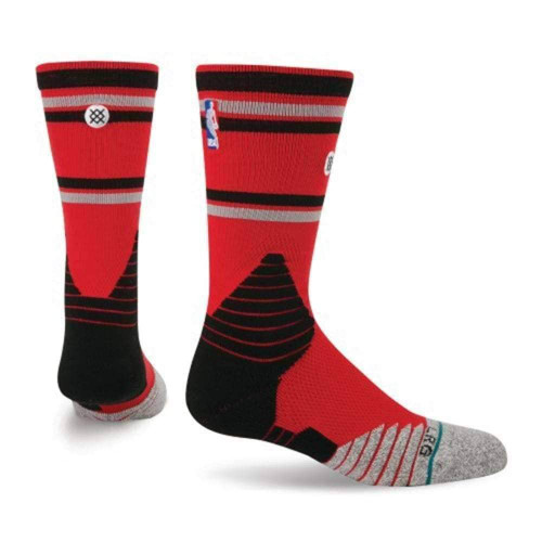Stance NBA On Court Core Crew Raptors Socks in Red M (UK5-8) Stance NBA On Court Core Crew Raptors Socks in Red M (UK5-8)